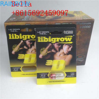 性のカプセル/丸薬のためのプラスチックを包む注文3Dまめカード