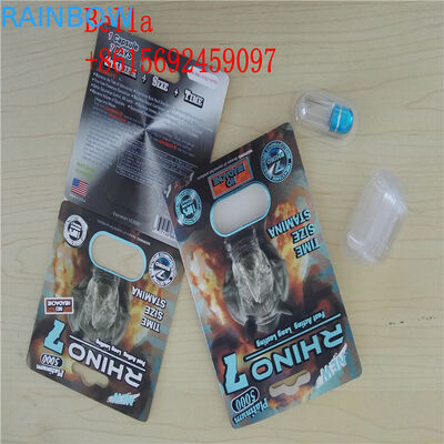 性のカプセル/丸薬のためのプラスチックを包む注文3Dまめカード