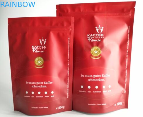 MOPP/VMPET/PE材料とのカスタマイズされたロゴを包むRecloseableのプラスチック袋