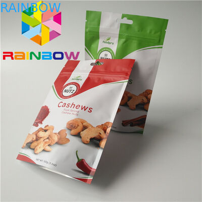 乾燥したナットは透明な色との環境友好的包む袋を立てます