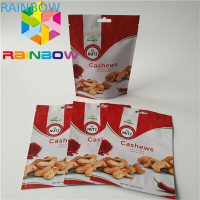 乾燥したナットは透明な色との環境友好的包む袋を立てます