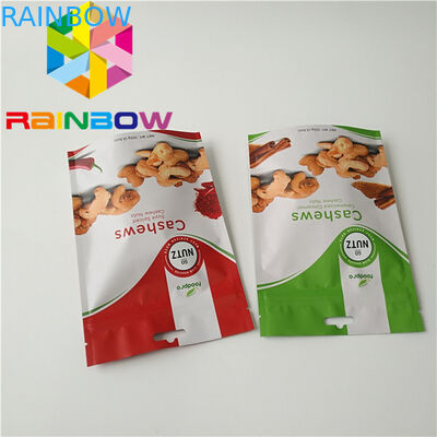 乾燥したナットは透明な色との環境友好的包む袋を立てます