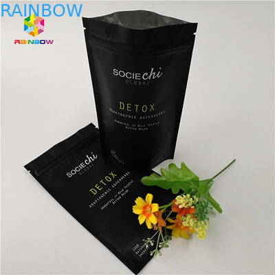 ミラースナックバッグのラミネート 牛肉粉末ナッツ用のアルミホイルジッパーバッグ