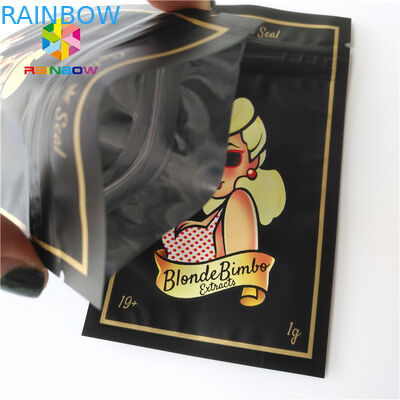 3側面は衣類/女の子の付属品のために包むプラスチック袋を密封しました