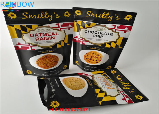 防止ジップ ロック式の破損のノッチの湿気は軽食のための袋日パックのアルミニウム袋を立てます