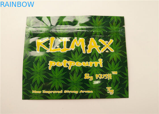 SGSの草の香の包装のホログラム ホイルのVapeのカートリッジ小型マイラーのZiplock袋