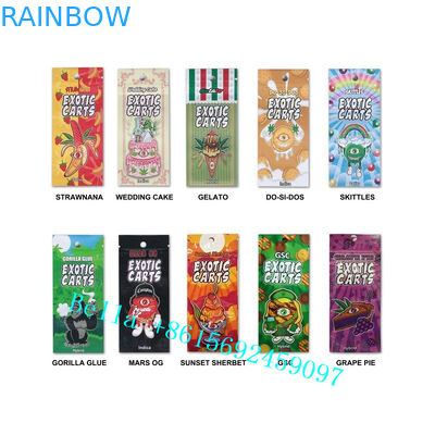 習慣は袋を包むマイラー袋CBD VapeのカートリッジをVapeタンクのための小型のジッパー袋印刷しました