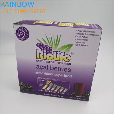 注文の印刷紙箱のチョコレート・バーのための包装のボール紙の反対のディスプレイ・ケース