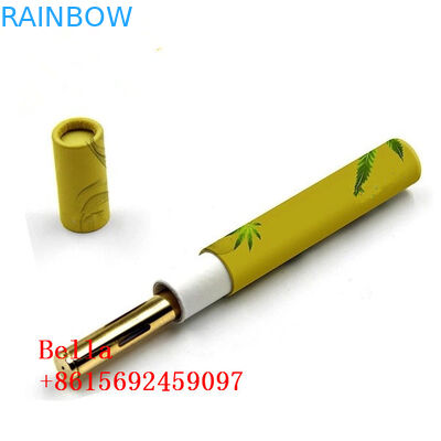 草のための円形CBDオイルの紙箱の包装の管の円柱形によってカスタマイズされるロゴ