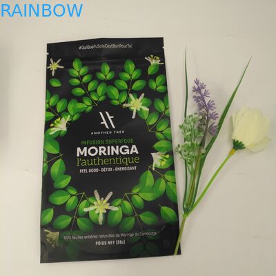 食品等級は茶パッキングのための袋袋のプラスチック注文ホイルの無光沢の終わりを立てます