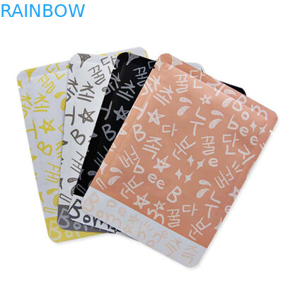 滑らかで明るい表面の化粧品の包装袋のアルミ ホイルの材料によってカスタマイズされるサイズ