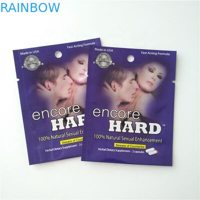 CMYK色ホイルの袋の袋のマイラーの袋を包む包装の丸薬カプセル