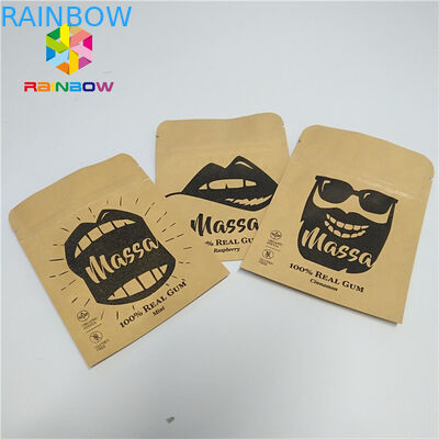 カスタマイズされたサンプル クラフト紙3の側面によって密封される袋を包む丸薬ホイルの袋