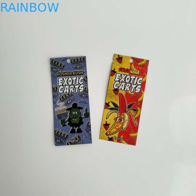 Ziplockが付いているカートの金の先端のマイラー エキゾチックな袋を包む再使用可能なプラスチック袋