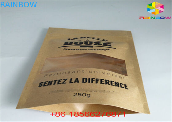 Matchaの茶はジッパーの袋を立てます薄板にされた物質的なアルミ ホイルがクラフト紙をリサイクルする