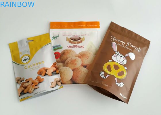 魚の米のための乾燥された食品包装袋のアルミニウム プラスチック ジッパーの上はスパイスを播きます