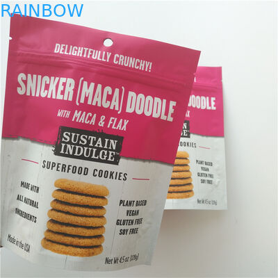 SGSのポテト チップ/ビスケットのための注文のロゴ マイラーDoypackを包むプラスチック軽食袋