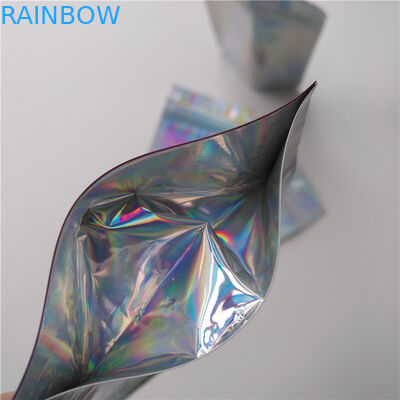 プラスチック食糧コーヒー食用のレーザー光線写真構造袋の透明なホログラム袋