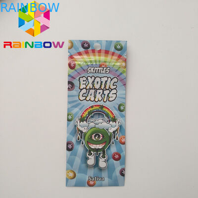 マイラー小型ジップ ロック式袋、マイラーの食品包装のレーザー光線写真エキゾチックなカートのVapeのカートリッジ