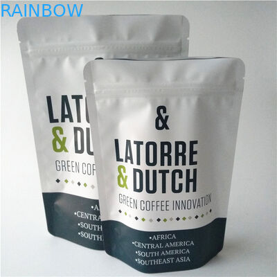 アルミ ホイルを包むResealableティーバッグは弁が付いているコーヒー バッグを立てます