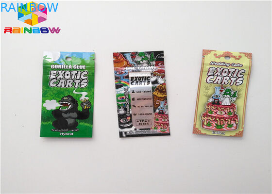 破損のノッチとのアルミ ホイルのジッパー ロックのポリ袋の食品包装の袋の注文のサイズ