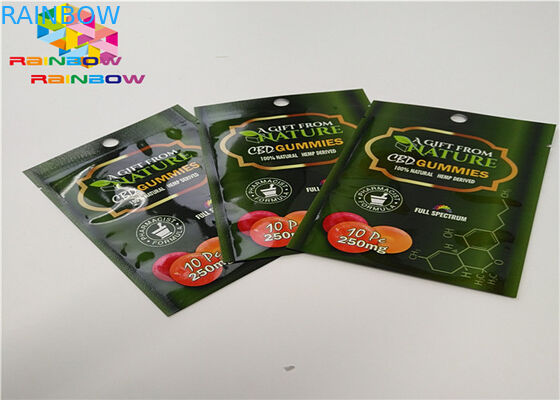 破損のノッチとのアルミ ホイルのジッパー ロックのポリ袋の食品包装の袋の注文のサイズ