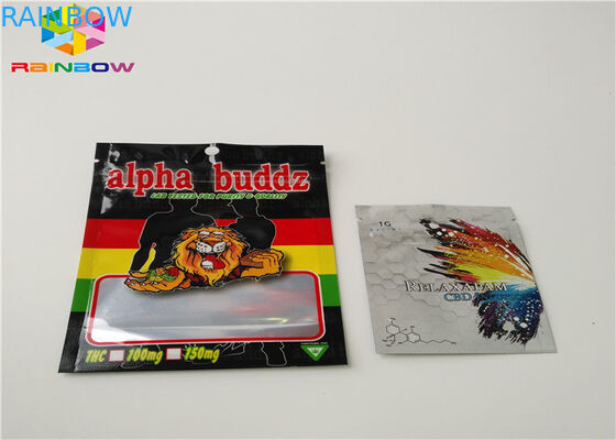 草の香の適用されるResealableポリ袋AC1003 CBD Vapeオイルのカートリッジ包装