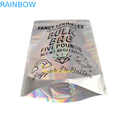 レーザー光線写真包装はジッパーの袋袋のカスタム化によって印刷されるプラスチックを立てます