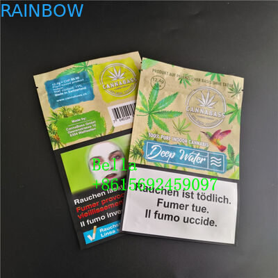 明確な前部マイラーのジッパーのポリ袋CBDのカエルの咀嚼のGummiesのパッケージの磨き粉の袋