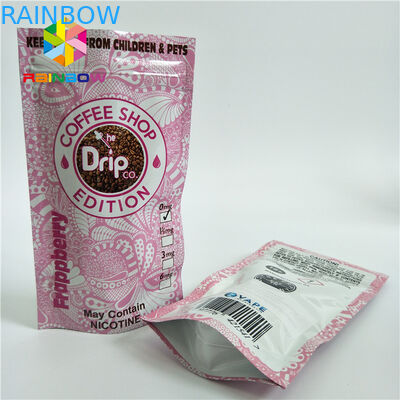 ジップ ロック式薄板にされた物質的なプラスチック袋の包装は1つの方法弁が付いている袋を立てます