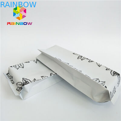 クラフト紙の側面のガセットはコーヒー袋、密封されたポリ袋の注文の印刷を立てます