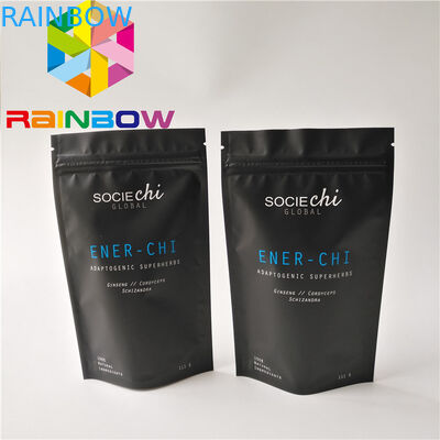 物質的な食品等級はジッパーの袋のホイルはさみ金が付いている円錐形のワサビノキの粉袋を立てます