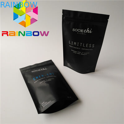 物質的な食品等級はジッパーの袋のホイルはさみ金が付いている円錐形のワサビノキの粉袋を立てます