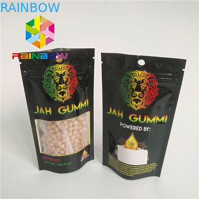 ジップ ロック式印刷されたホイルによって薄板にされるマイラーは袋のMmjの雑草のインド大麻の包装を立てます