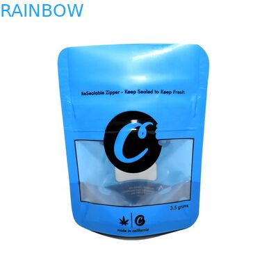 RecloseableをZiplockが付いている証拠クッキー袋の臭いの包む印刷されたホイルの袋3.5グラムの