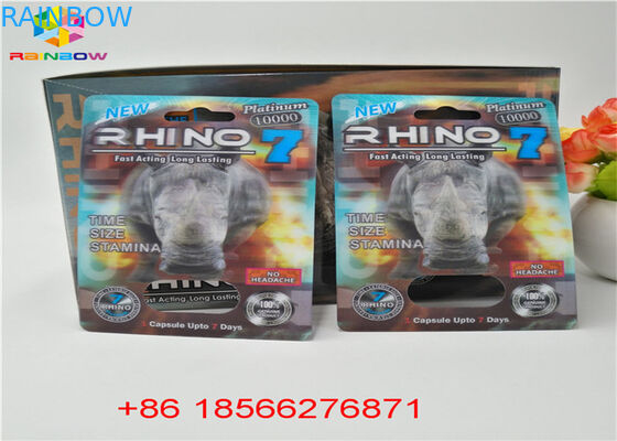 二重穴とリサイクルされる性の丸薬まめカードPacka 3Dのディスプレイ・ケースCMYKの印刷