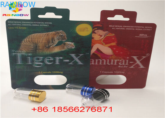 二重穴とリサイクルされる性の丸薬まめカードPacka 3Dのディスプレイ・ケースCMYKの印刷