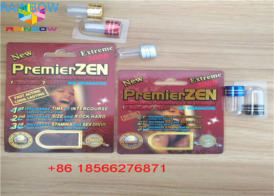 二重穴とリサイクルされる性の丸薬まめカードPacka 3Dのディスプレイ・ケースCMYKの印刷