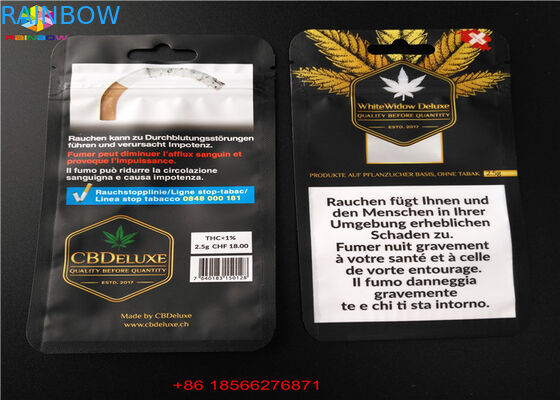 窓が付いているCBD GUMMIESのプラスチックまめのPackaの袋によって薄板にされるアルミニウム磨き粉