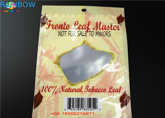 窓が付いているCBD GUMMIESのプラスチックまめのPackaの袋によって薄板にされるアルミニウム磨き粉