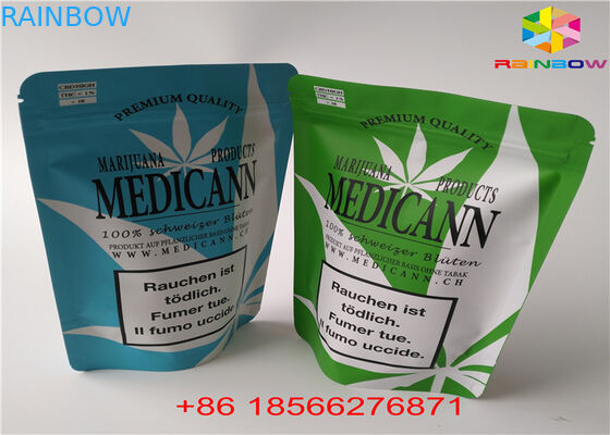 窓が付いているCBD GUMMIESのプラスチックまめのPackaの袋によって薄板にされるアルミニウム磨き粉