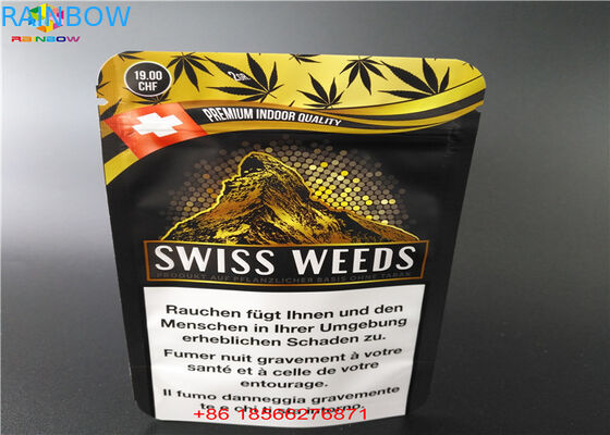 子供の証拠のジッパーのアルミ ホイルは袋CBD/のカートリッジPackingforの砂糖の粉を立てます