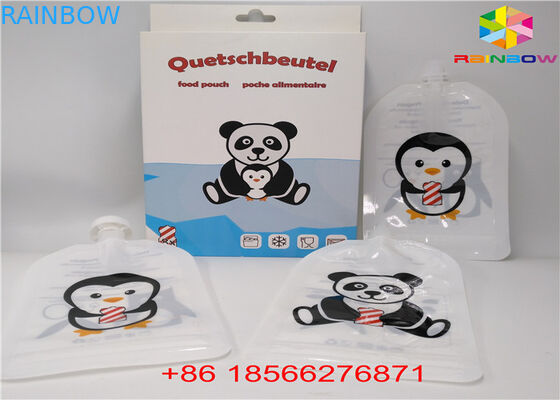 再使用可能な液体の口袋は、帽子のDoypackホイル ジュースの口が付いている袋を立てます