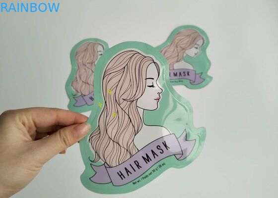 特別な形のアルミ ホイルの側面のガセットのプラスチック化粧品は顔シートのマスクの包装を袋に入れます