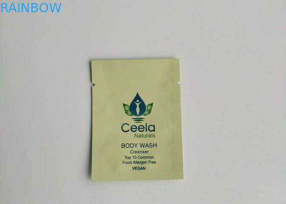 平らなプラスチック化粧品のオルガナイザー袋のアルミ ホイルのボディー クリームの包装の洗浄粉の袋