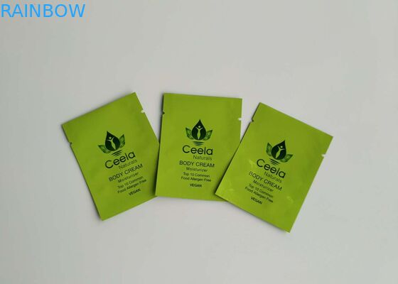 平らなプラスチック化粧品のオルガナイザー袋のアルミ ホイルのボディー クリームの包装の洗浄粉の袋