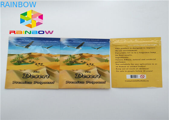 小さいジップ ロック式のパッキング袋、草の香エネルギー丸薬のためのアルミ ホイルの袋