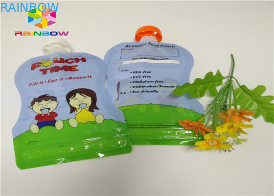 アルミ ホイルはカスタマイズされる口の袋の包装を立てま120mlプラスチックを印刷します