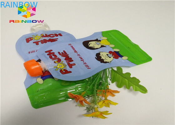 アルミ ホイルはカスタマイズされる口の袋の包装を立てま120mlプラスチックを印刷します