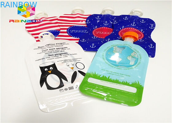 アルミ ホイルはカスタマイズされる口の袋の包装を立てま120mlプラスチックを印刷します